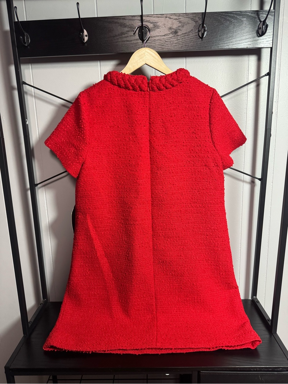Tuckernuck Bright Red Short-Sleeve Knit Midi Dress